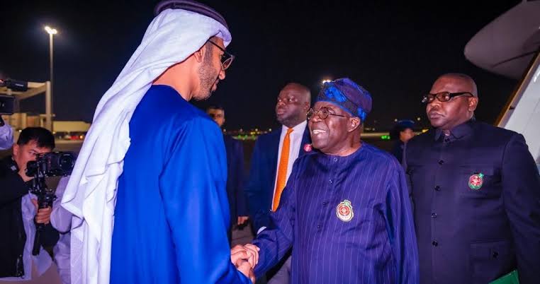 Tinubu Heads to Abu Dhabi for 2026 Sustainability Week