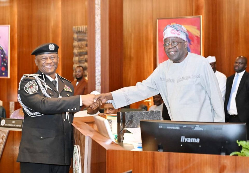 Tinubu swears in Disu as 23rd IGP