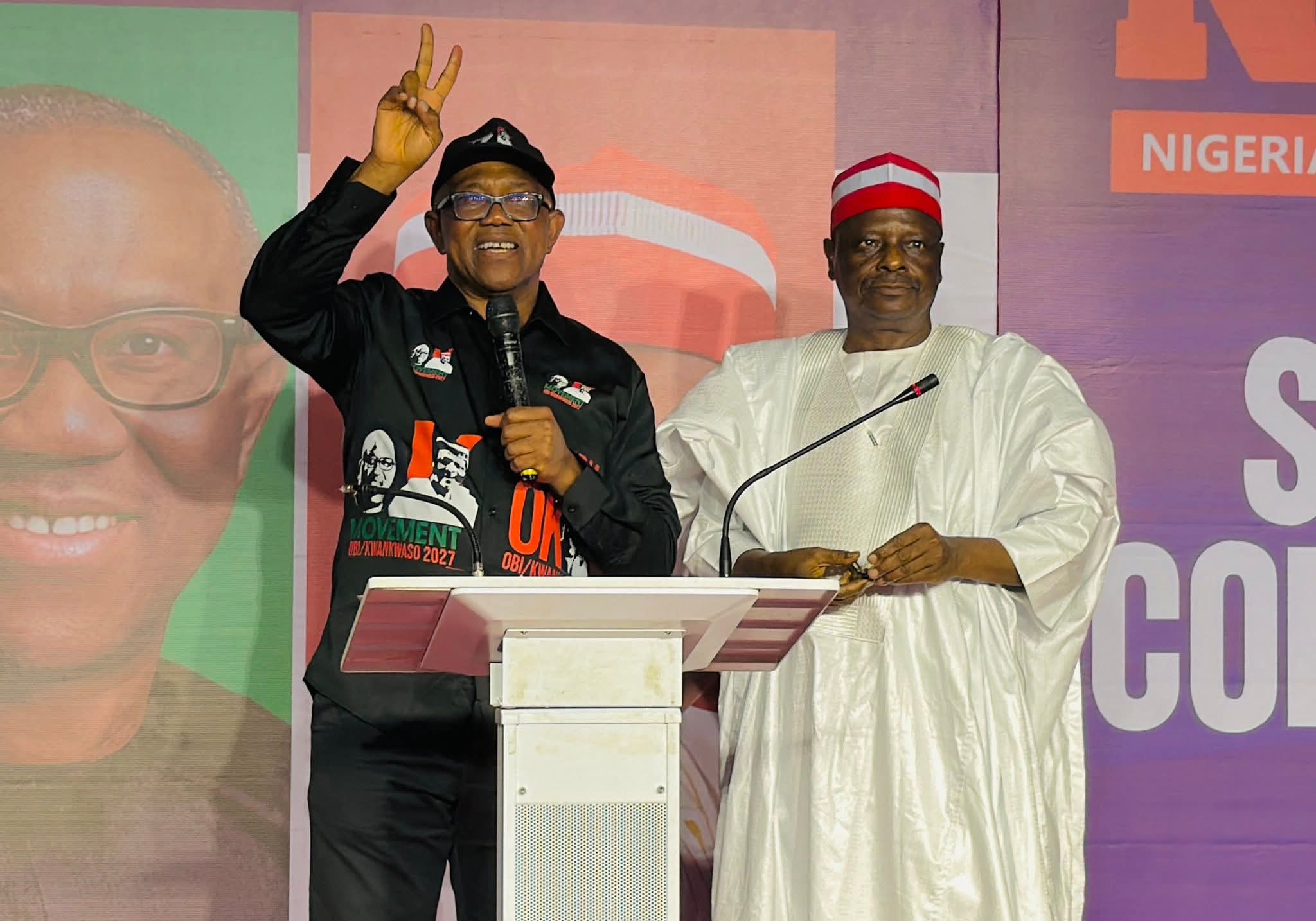 Peter Obi picks Kwankwaso as running mate for 2027 presidential race