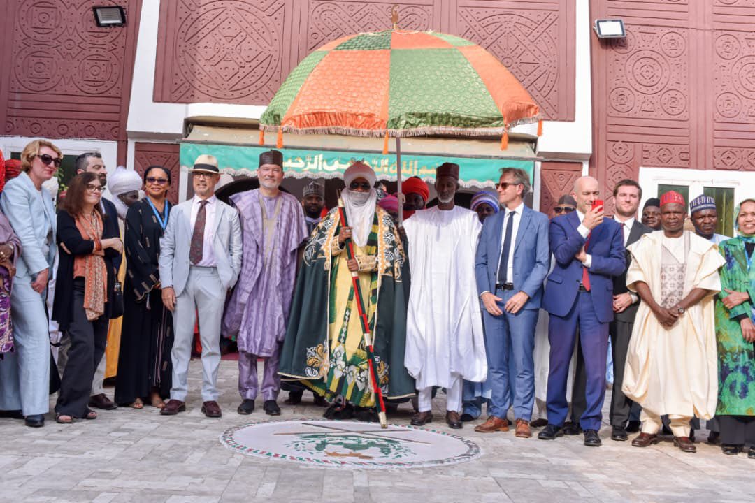 Emir Sanusi Hosts EU Ambassador with Mini Durbar, Seeks Stronger Support for Kano